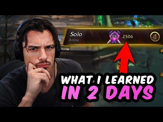 0-2500 Healer Solo Shuffle In 2 Days: What I Learned