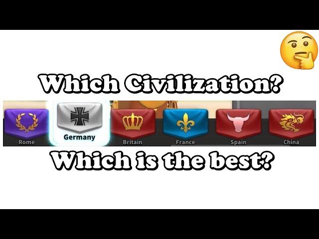Which Civilization to Choose Based on Your Game Phase : Rise of Kingdoms