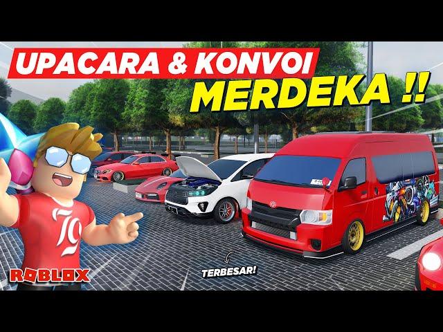 UPACARA DAN KONVOI SPESIAL KEMERDEKAAN TERBESAR FULL MODIF !! ROLEPLAY CDID - Roblox Indonesia