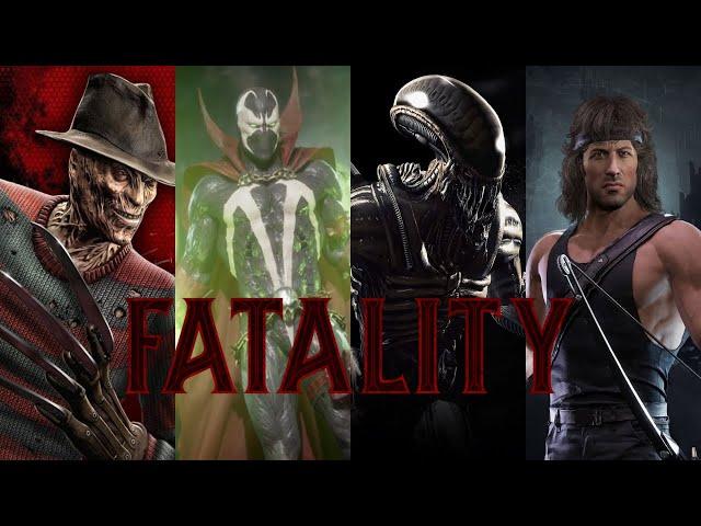 Mortal Kombat - All Guest Characters Fatalities & X-ray / Fatal Blow’s