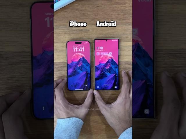 iPhone vs Android - Impossible 