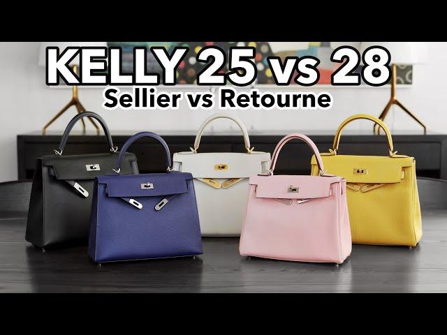 HERMES KELLY 25 VS 28 | Sellier vs Retourne | In Depth Comparison & Review - Mel in Melbourne