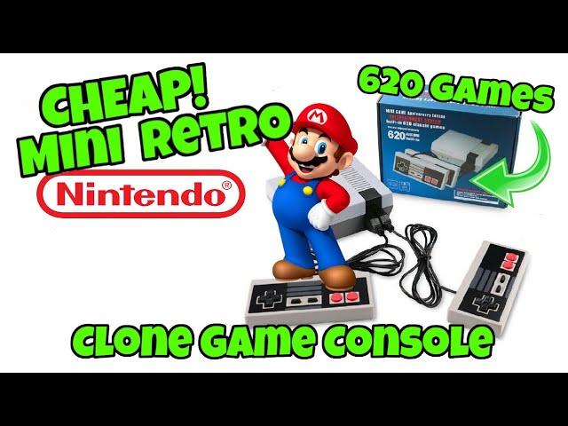 Mini NES Look-A-Like 8 Bit Retro Classic Gaming Console | Includes 620 in  Built in Games)