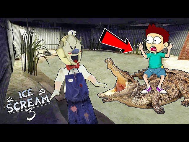 Crocodile ki Sawari - Ice scream 3 Horror Neighborhood - Short Animation Horror Story