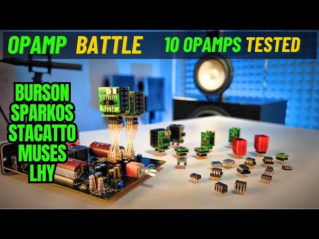 10 OpAmps tested with HQ sound demo - Op-Amp Rolling - Find the hidden gem !