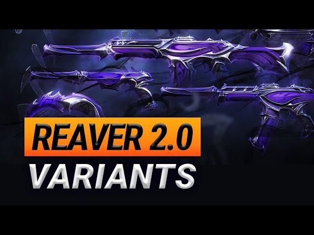 Reaver 2.0 Karambit and Ghost FULL Variants Showcase - VALORANT
