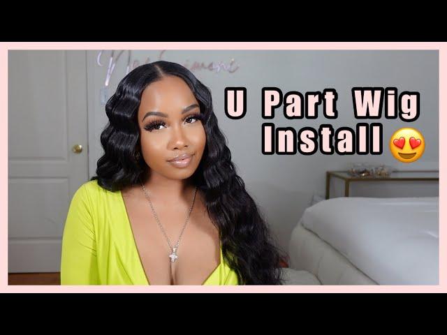 Super Easy & Flat U Part Wig Install || Ft. UNICE HAIR