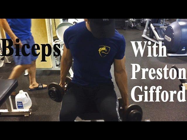 Day In The Life Bicep Workout With Preston Gifford - Vlog #1