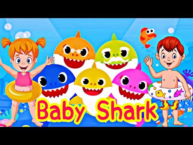 Baby Shark Dance song | colorful baby sharks #babyshark