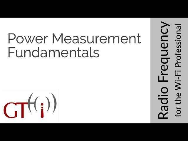 8 - Power Measurement Fundamentals