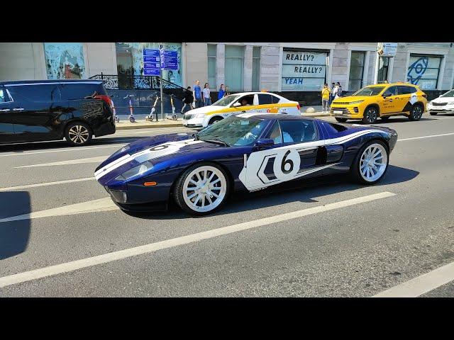 Выходные в центре Москвы #3 - Ford GT, Ferrari 360, Aventador SVJ, Huracan EVO