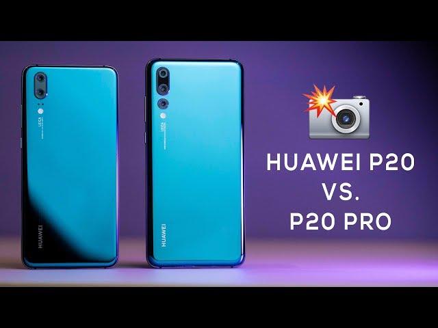 Huawei P20 vs Huawei P20 Pro Camera Comparison!