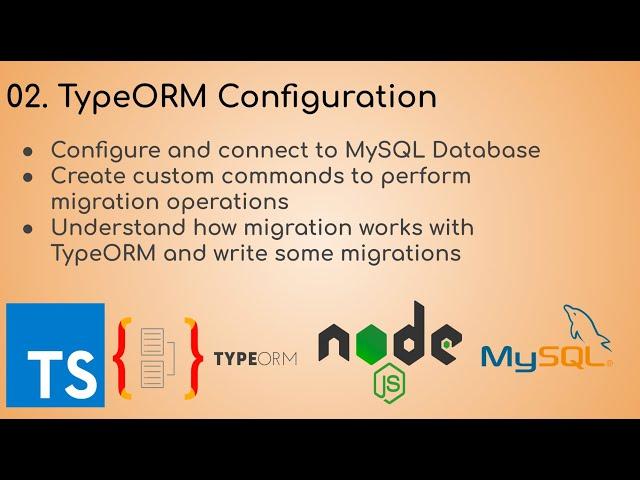 02. Configuring TypeORM in Node.js with TypeScript: Custom Commands for Effortless Migrations