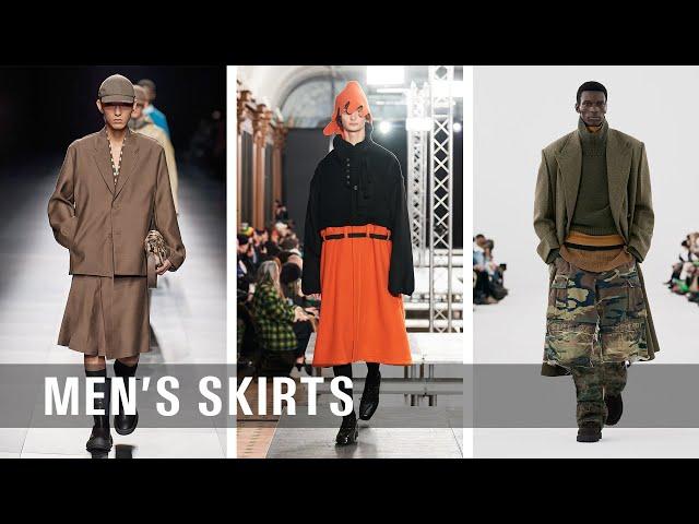 Men's skirts: Fall Winter 2023/24