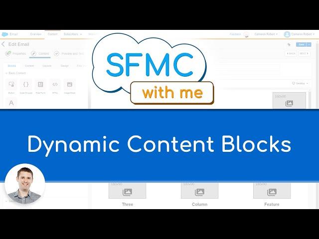 Dynamic Content Blocks in Marketing Cloud - SFMC with me - 001