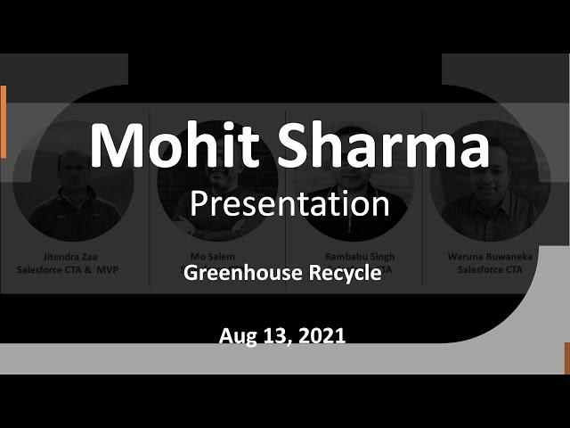 Mohit Sharma - Greenhouse Recycle - Presentation