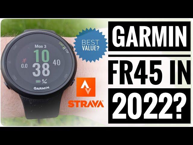 The Best Budget GPS Watch for Strava in 2022? The Garmin Forerunner 45 (FR45)