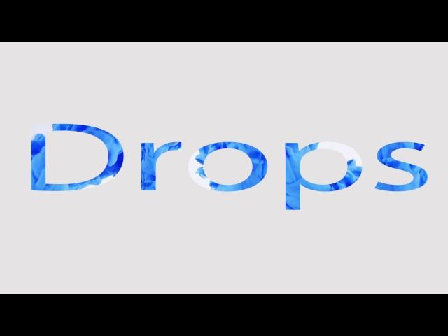 Ink Drop Text Reveal