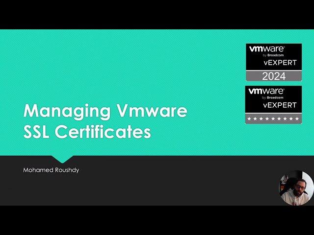 Managing VMware SSL Certificates | VMCA intermediate CA mode [tutorial] - Final Part