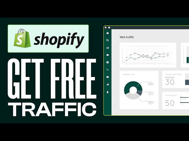 How To Get FREE Traffic To Your Shopify Store (2024) New method