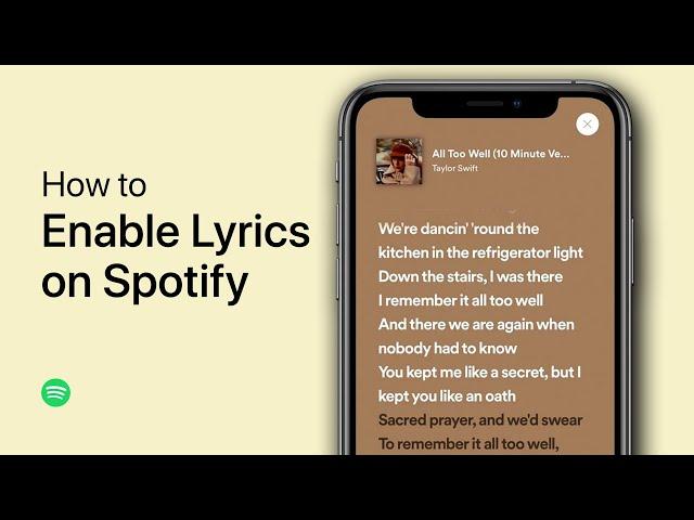 How To Enable Lyrics on Spotify (iOS & Android)