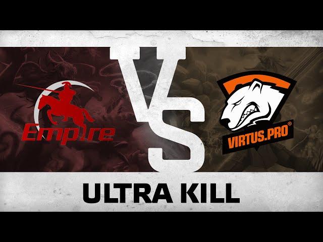 Ultra kill by Resolut1on vs Virtus.Pro @Esportal Dota 2 League - Final