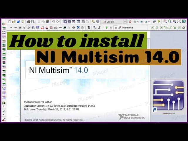 How to install NI Multisim 14.0 | NI Multisim 14.0 free Activation | NI Multisim 14.0