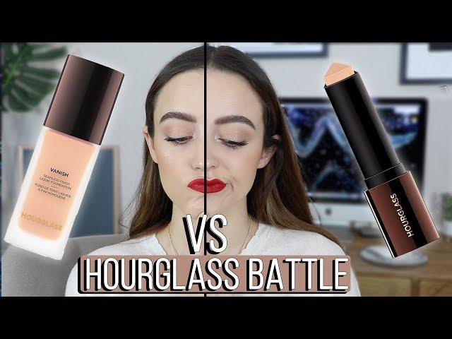 *NEW* Hourglass Vanish Foundation VS The OG Stick | WHICH ONE IS BETTER? - wear test -