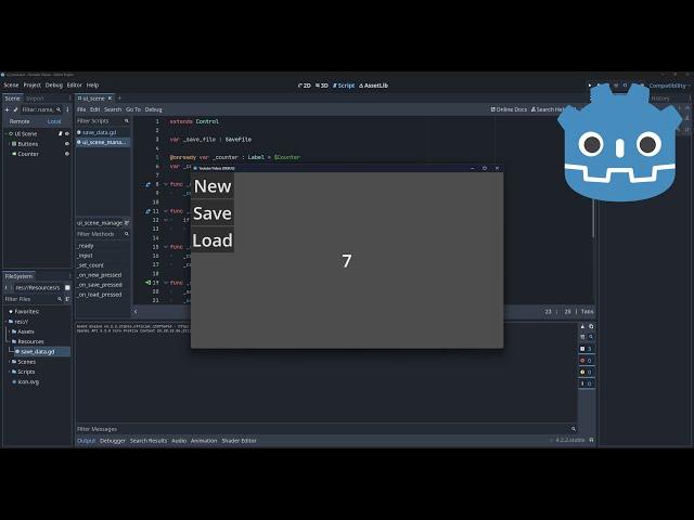 How to Save and Load in Godot