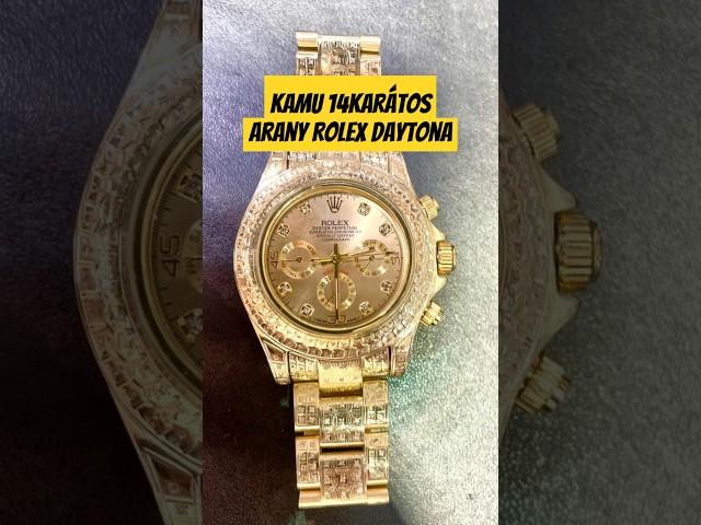 Kamu 14 karátos arany Rolex Daytona, eta szerkezettel... #órák #karóra #nevegyetekreplikát