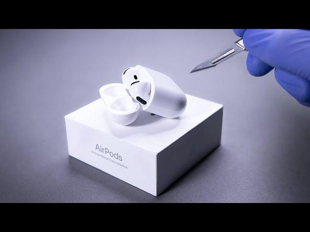 AirPods 4 With Active Noise Cancelation Unboxing - ASMR