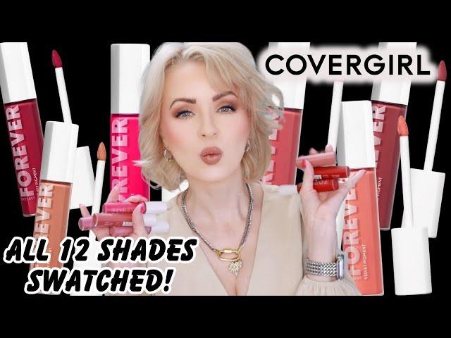 LIP SWATCHING NEW COVERGIRL OUTLAST FOREVER VELVET PIGMENT MATTE LIPSTICK  + WEAR TEST