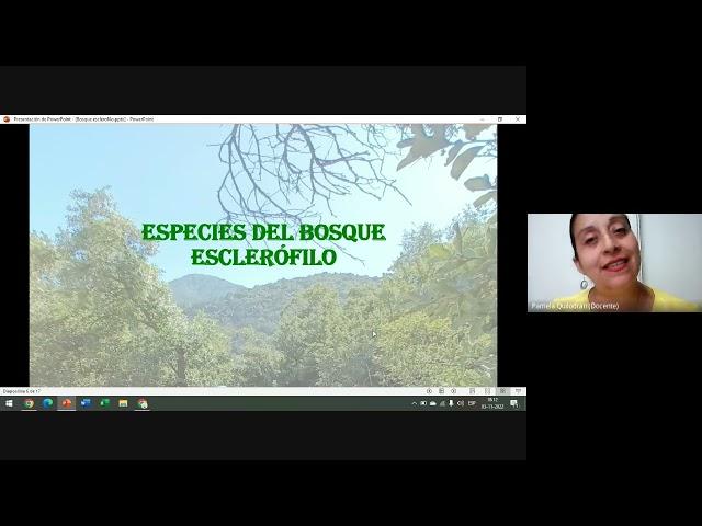 Charla Idmaskills 2022 - Bosque esclerófilo