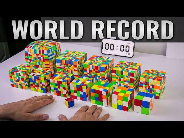 Solving Rubik’s cube of all sizes in record time