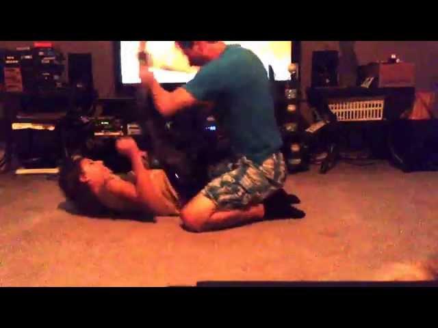 Me and my dad grappling