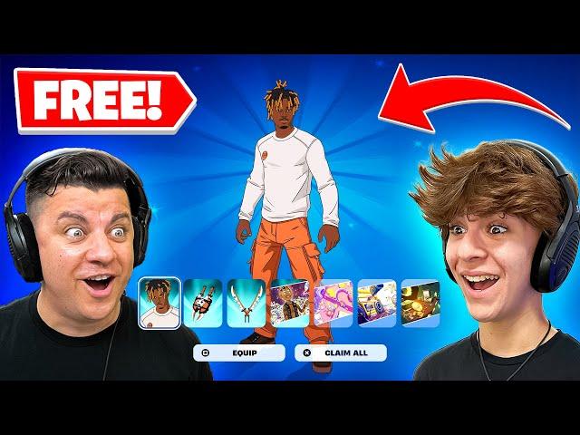 FREE JUICE WRLD SKIN in FORTNITE!