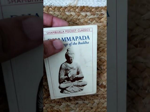 Dhammapada pocket book. #booktube #pocketbook #buddhism #buddha #buddhasayings #dhammapada #review