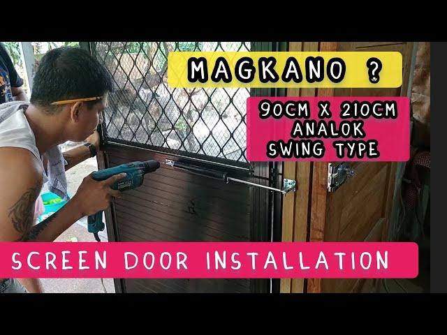 Screen Door Analok / Analoc Aluminum Screen Door Price and Installation PH