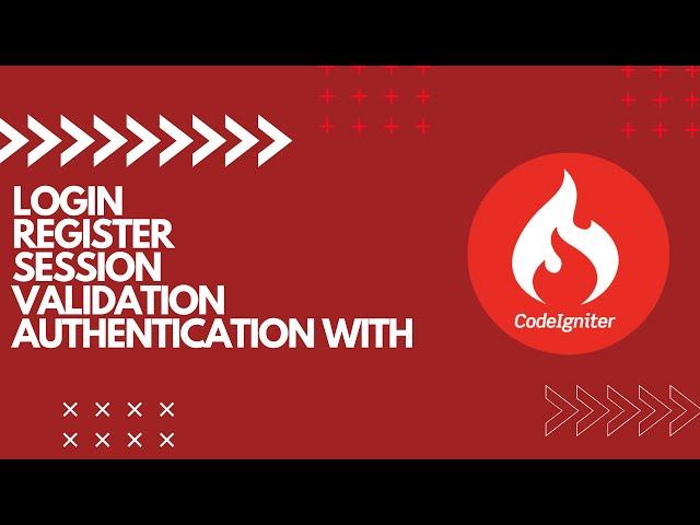 TUTORIAL CODEIGNITER 4 - MEMBUAT LOGIN REGISTER SESSION VALIDATION AUTHENTICATION - FULL 1 JAM