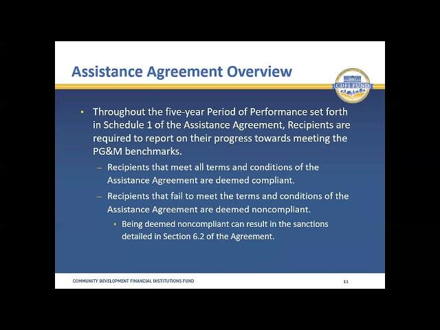 Cooperativa CDFIs: Getting Acquainted with Your FY2022 CDFI ERP Assistance Agreement