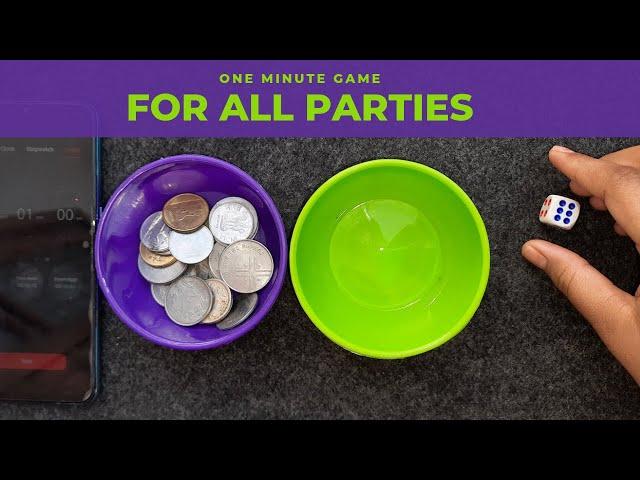 One Minute Game | Coin Games for all parties