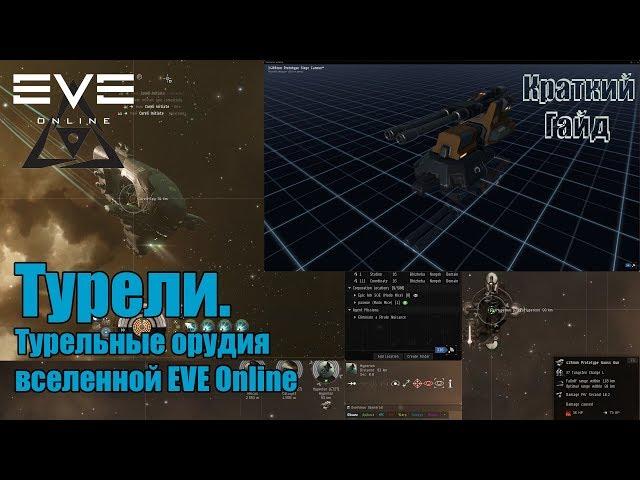 Eve online - Турельное вооружение. Особенности расчета наносимого урона и шанса попадания