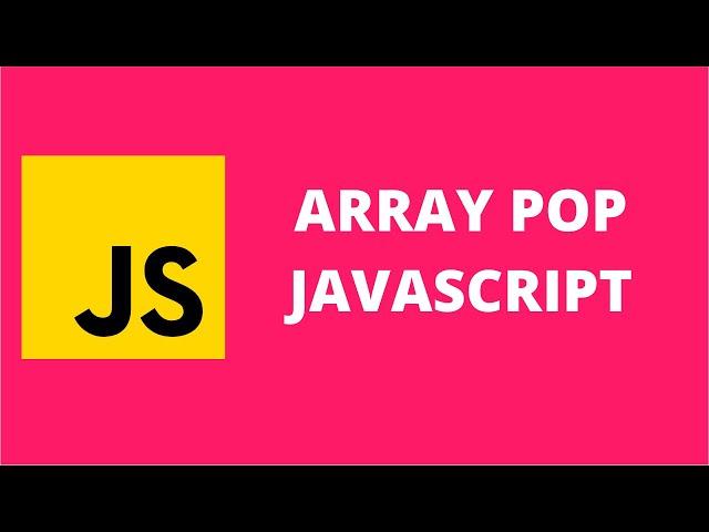 Array Pop JavaScript