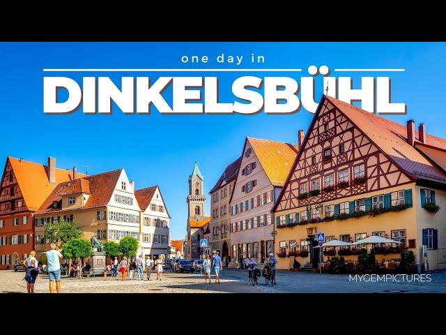 ONE DAY IN DINKELSBÜHL (GERMANY) | 4K | Discover a beautiful historic old town