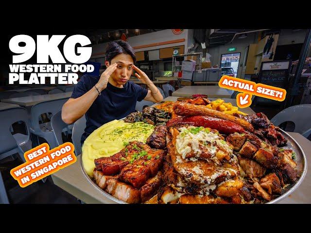 9KG BBQ Western Food Platter Challenge at Mad Charcoal! | Best Western Food in Singapore!