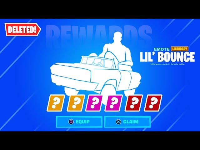 Fortnite brought back a DELETED Emote! (Lil Bounce Emote)