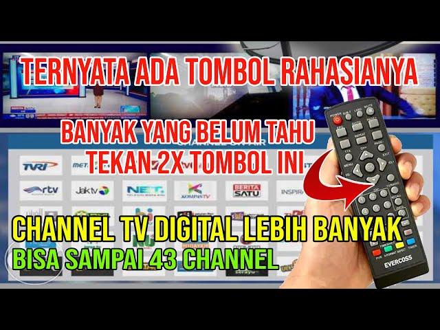 CARA MENCARI SIARAN TV DIGITAL SUPAYA LEBIH BANYAK | MASUKAN KODE INI