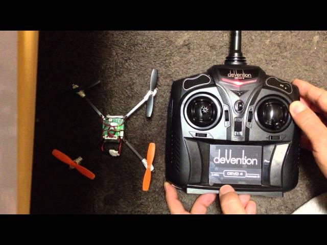 Walkera DEVO 4 with QR Ladybird V2 Flight Mode Quick change