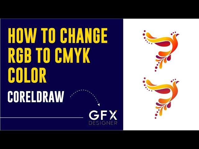 How To Convert All RGB To CMYK Color in coreldraw 2021 Hindi | Without Color Change | Uzair Shaikh