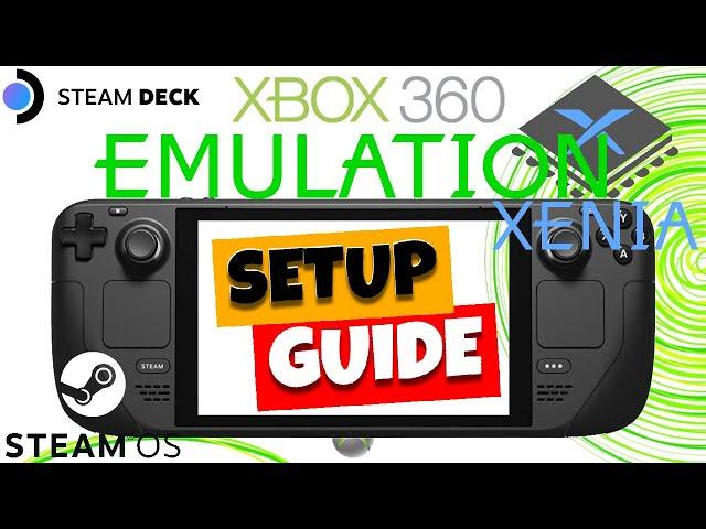 Xenia XBOX 360 Emulator Steam Deck Just Got Easier with GUI #steamdeck #xenia #xbox360